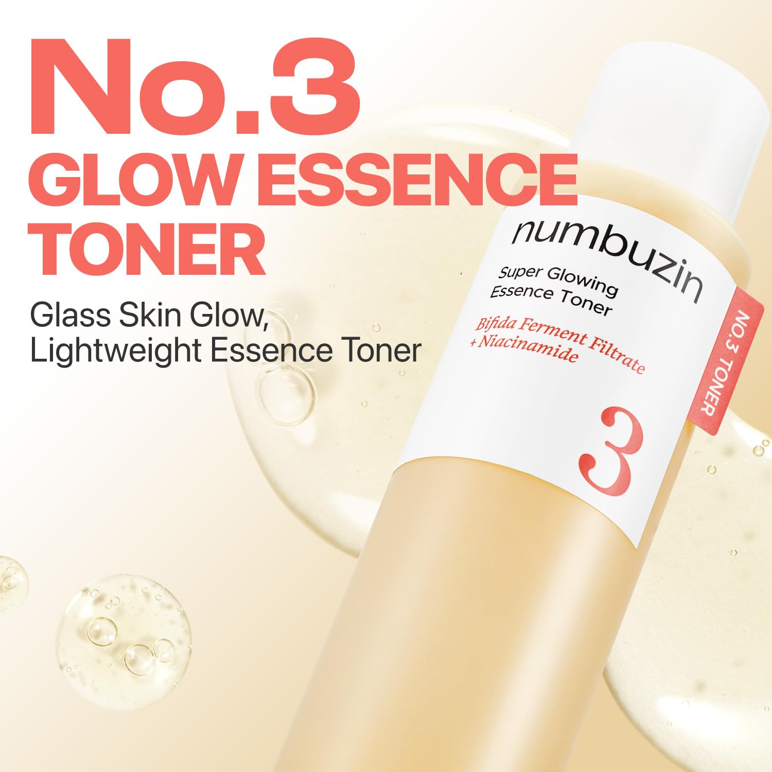 Numbuzin No3 Super Glowing Essence Toner 200ml